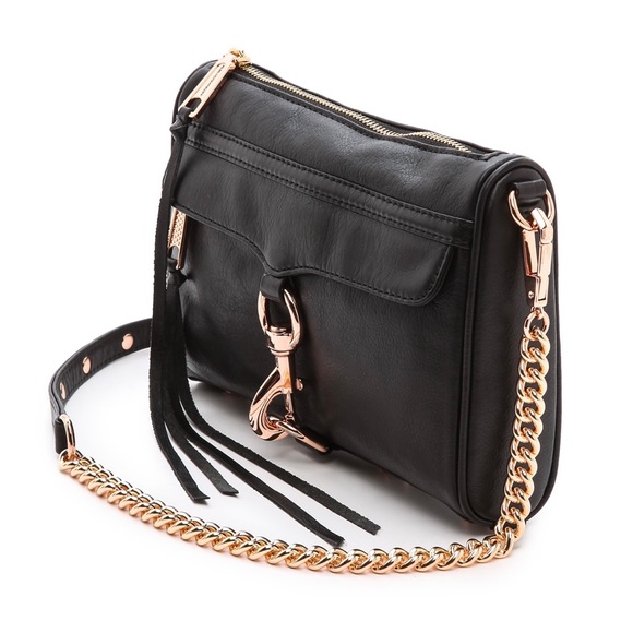 LNWOT REBECCA MINKOFF MAC Crossbody Clutch Handbag - black - Picture 2 of 2